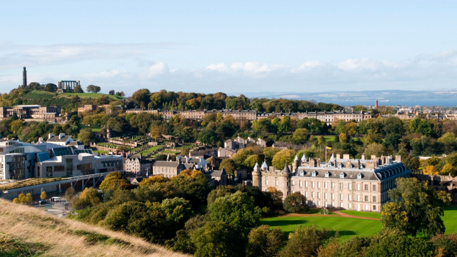 El palacio y la abadía de Holyroodhouse
