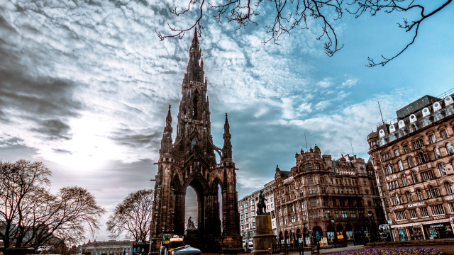 El monumento a Walter Scott